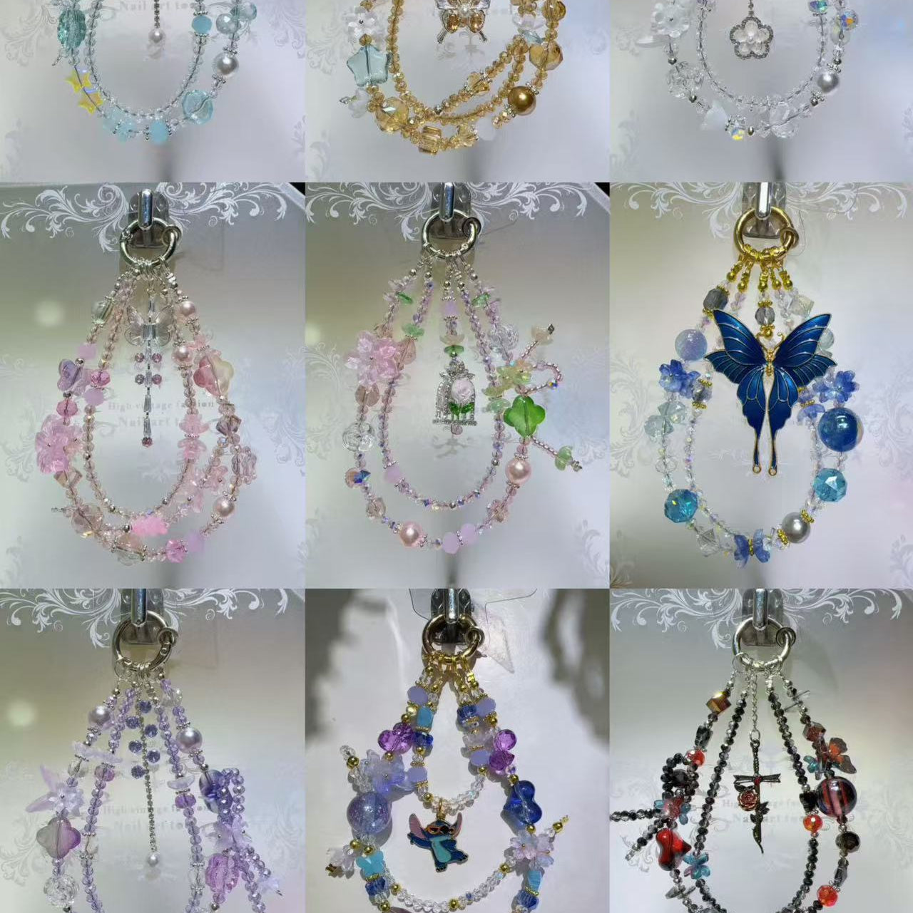 crystal keychain
