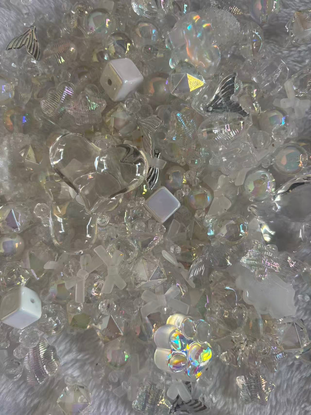 HOT SALE Acrylic mix beads-packing in livetream